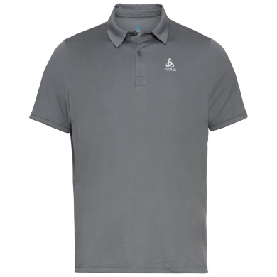 Odlo Wander-/Freizeit Polo Cardada (100% Polyester, hoher Tragekomfort) grau Herren